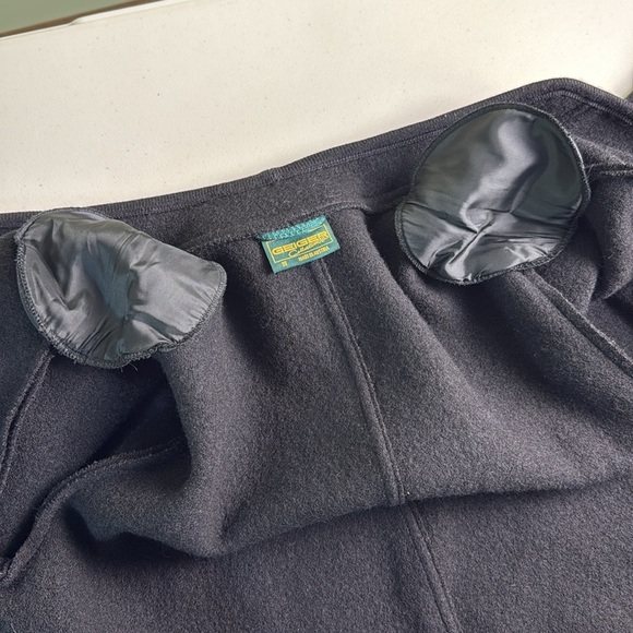 Geiger Black Wool Cardigan Sweater Made in Austria Sz EU 38 - Picture 10 of 12